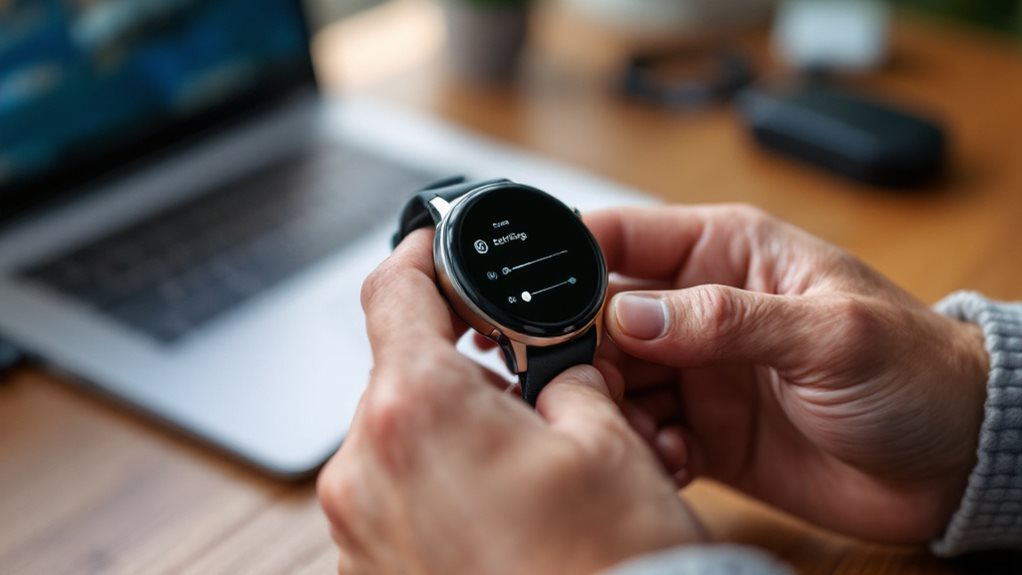Aktualisiere deine Uhr und überprüfe die wichtigsten Einstellungen
