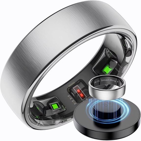 Smarter Ring-Fitness-Tracker mit Herzfrequenzmesser